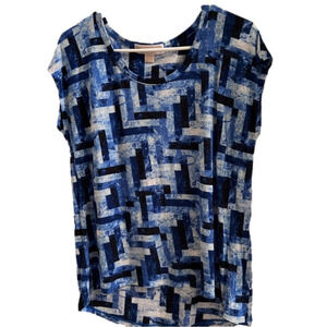 MICHAEL kors blue top size s